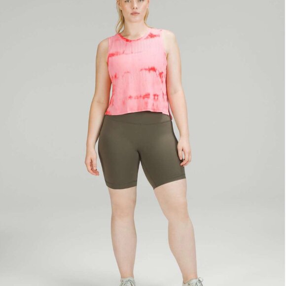 Lululemon Train to Be Tank Rain Marble Dye Raspberry Cream Medium 8 - Picture 8 of 11